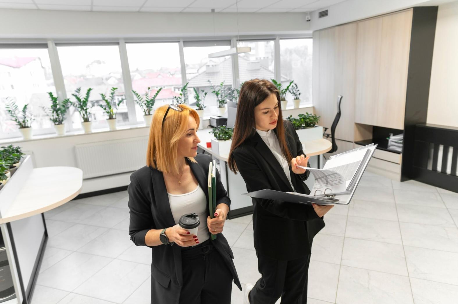 Cash flow analysis session with business data and planning materials